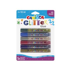 Carioca Csillámos Ragasztó Készlet 6 x 10,5ml
