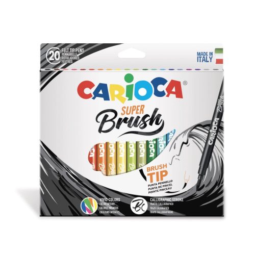 Carioca Super Brush ecsetes filctoll készlet (20db)