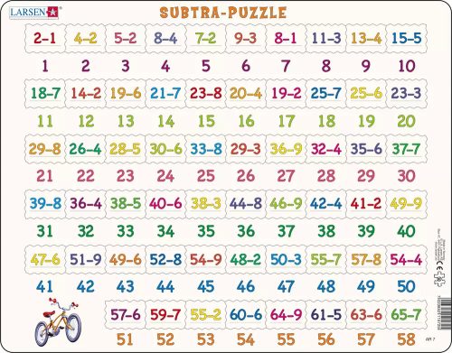 Larsen puzzle - Matematika - Kivonás