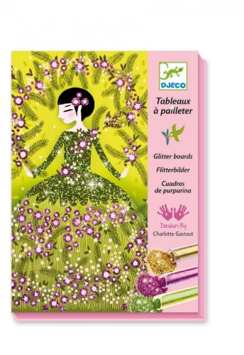 Csillámkép készítés - Csillogó ruhák - Glitter dresses