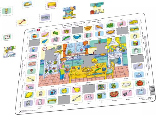 Larsen puzzle-Angol tanulás a konyhában