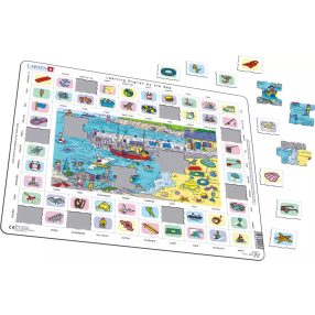 Larsen puzzle-Angol tanulás a tengeren