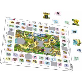 Larsen puzzle-Angol tanulás az állatkertben
