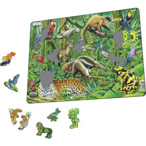 Larsen puzzle- A buja Dél-Amerikai esőerdő