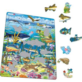   Larsen puzzle- Tengeri élet az Atlanti-óceán északi részén