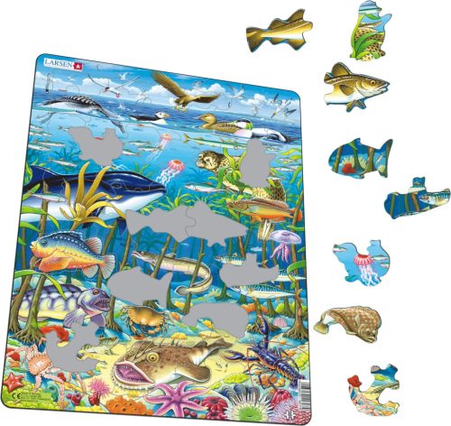 Larsen puzzle- Tengeri élet az Atlanti-óceán északi részén