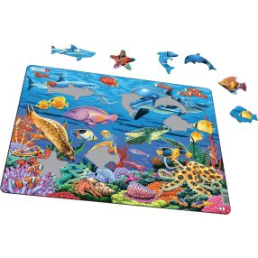 Larsen puzzle- Tengeri élet a korallzátonyon