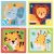 Afrikai állatokból készült tológatos puzzle