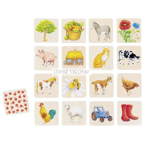 Memória játék vidéken