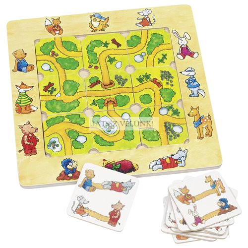 Kirakós játék, találd meg az utat