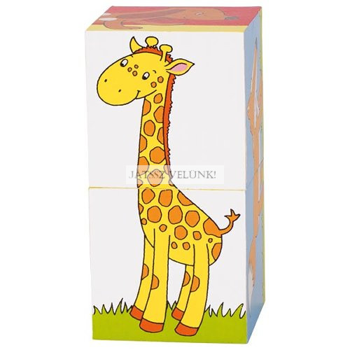 Kocka puzzle, Vadon élő állatok