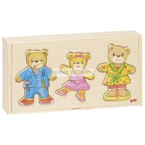 Öltöztetős játék macikkal