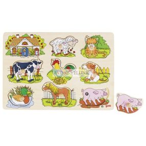 Hang puzzle, farmon élő állathangokkal