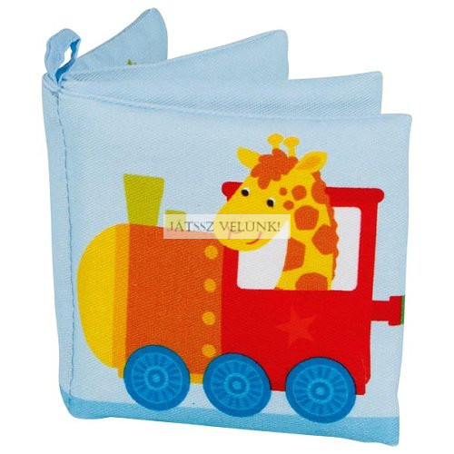 Képeskönyv csörgővel, nyikorgóval és recsegő fóliával