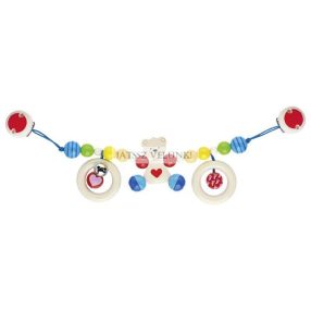 Babakocsi lánc (Maci szíves)