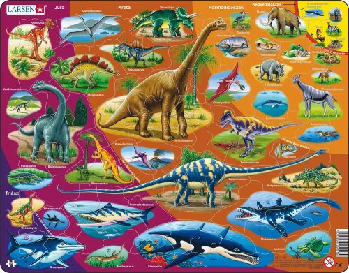 Larsen puzzle - Földtörténeti korok állatai