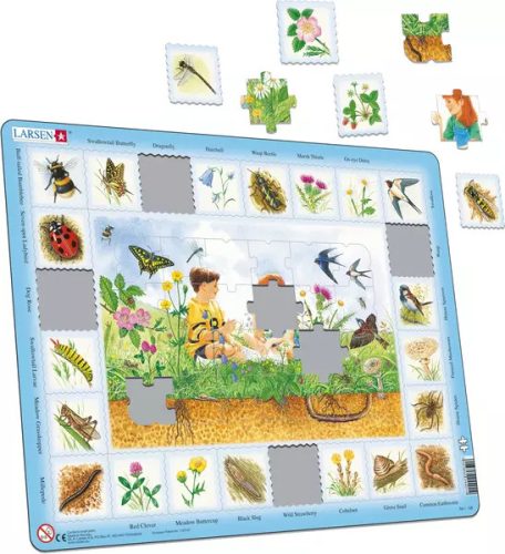 Larsen puzzle - Réti virágok és állatai