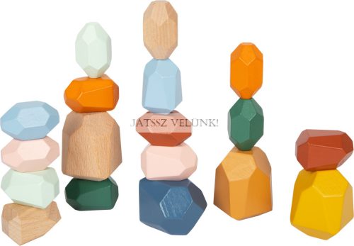 Montessori fa egyensúlyozó blokkok