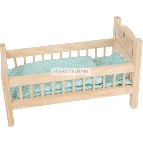 Babaágy natúr színben