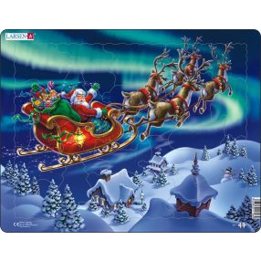 Larsen puzzle - Télapó az Északi fényben